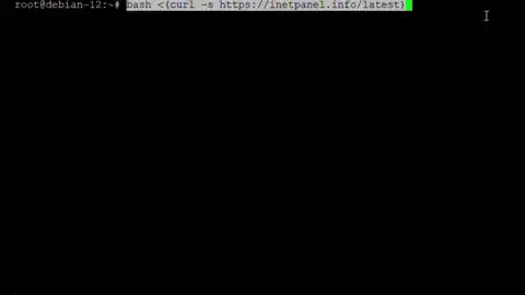 iNetPanel Installation Demo